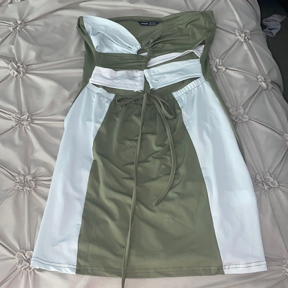 Cut out O ring strapless dress - Picture 1 of 3